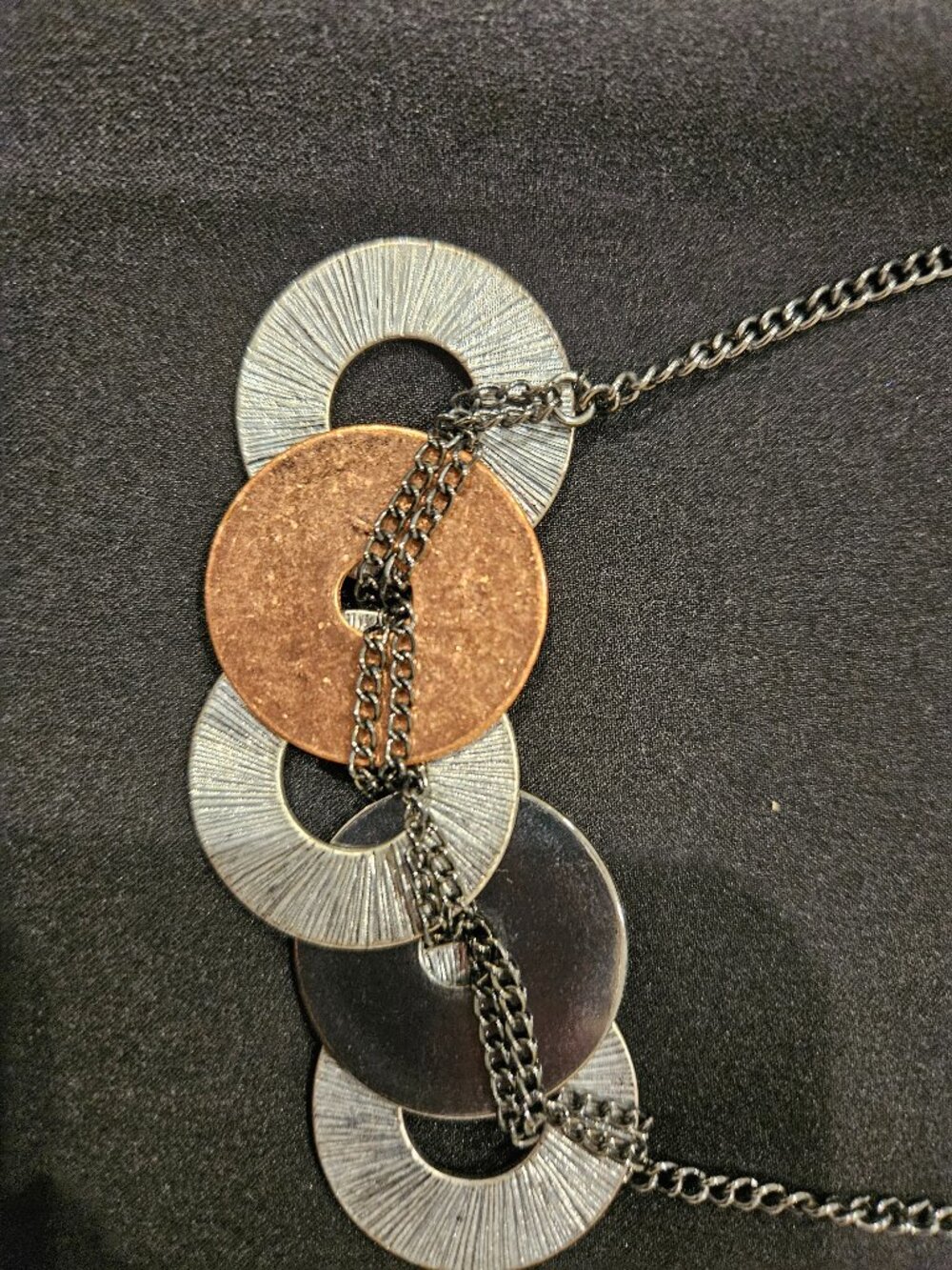 Mixed metal necklace